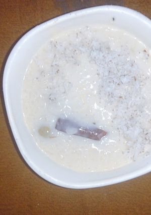 A picture of Rice pudding.