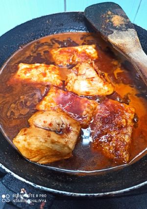 Foto resep Menu diet : krengsengan ayam tempe