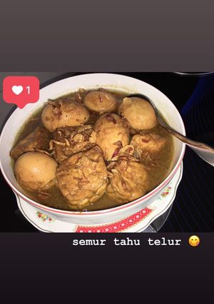 Foto resep Semur Telur Tahu sederhana dan enak 😋