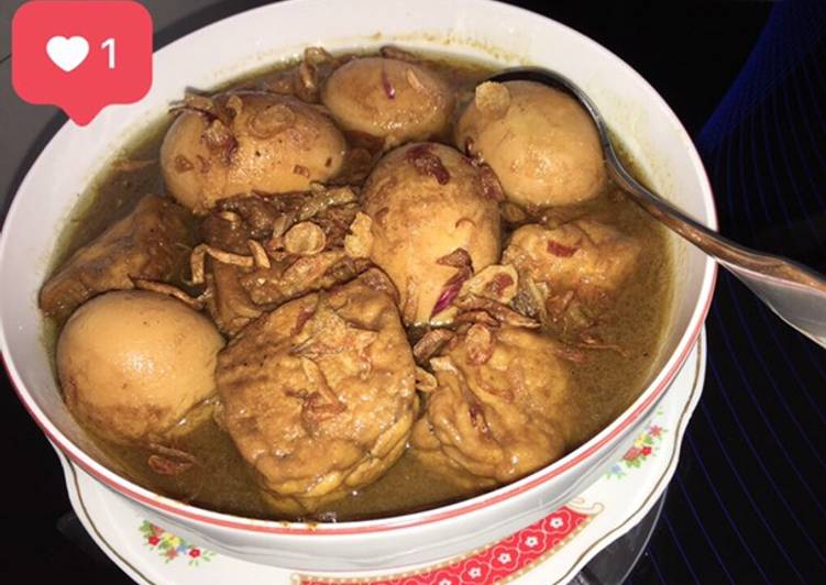 Semur Telur Tahu sederhana dan enak 😋