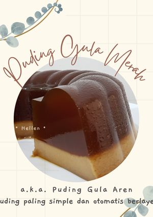 Foto resep Puding Gula Merah a.k.a. Puding Gula Aren