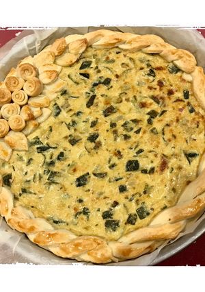 Foto di Torta salata alle zucchine
