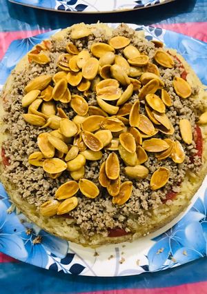 صورة لوصفة مقلوبة الباذنجان