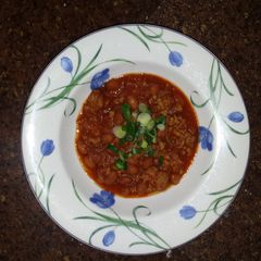 A picture of The best turkey chili.