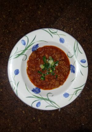 A picture of The best turkey chili.