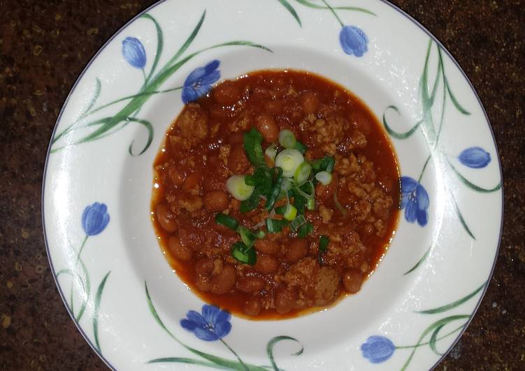 Steps to Prepare Perfect The best turkey chili