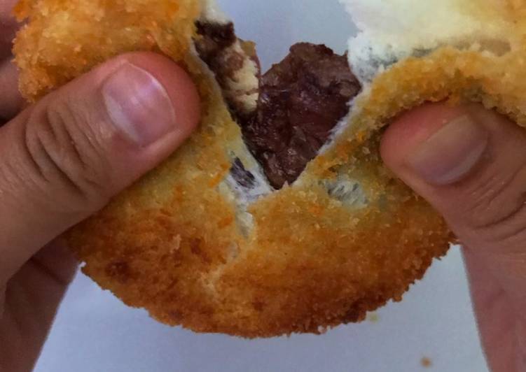 Resep 14. ROTI GORENG COKLAT yang Enak Banget