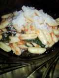Cavatelli with tomato - basil sauce