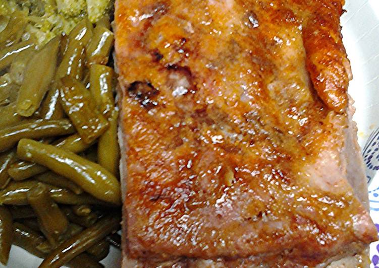 Recipe of Perfect Ribs with apple juice glaze