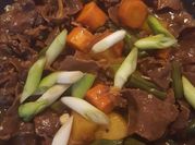 Gambar bistik daging sapi slice