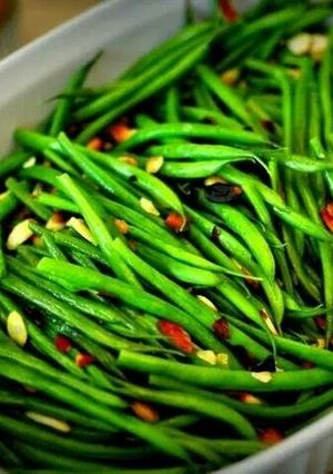 A picture of Cranberry &Almond Green beans Can be frozen!.