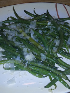 A picture of Garlic and Parmesan Sauteed Green beans.