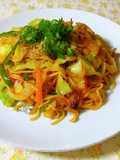 Spicy Korean-Style Yakisoba (Stir-Fried Noodles) with Glass Noodles Option – Easy Recipe