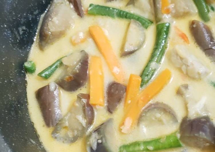 Resep Lodeh terong kacang 🍆🥕 Anti Gagal