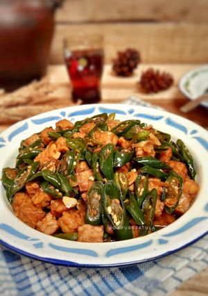 Foto resep Oseng Tempe Cabe Ijo