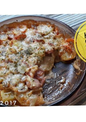 Foto resep Kentang sosis panggang