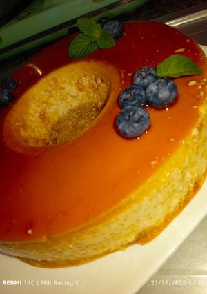 Una foto de Flan de Leche Condensada fácil y rápido