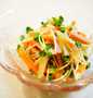 Easy Steps Make Recipes Colorful Daikon Radish and Carrot Salad with Sesame the So Delicious Really Delicious.