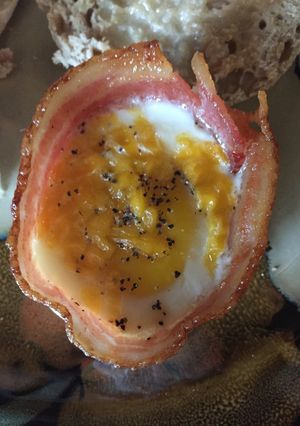 A picture of Bacon And Cheddar Egg Cups.