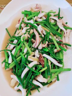 Foto resep Resep Tumis Sayur ku cai (KU CHAI) dan cumi