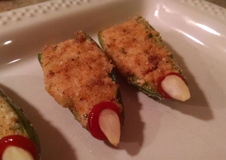 Simple Way to Make Quick Jalapeño Popper Witch Fingers