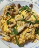 Shimeji Mushroom & Green Peppers Egg Stir-fry