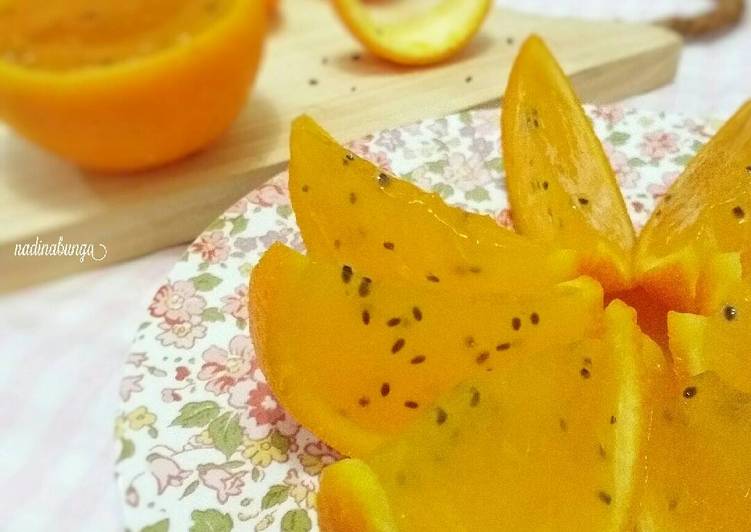 Resep Pudding Jeruk Sunkist oleh Nadina Bunga - Cookpad