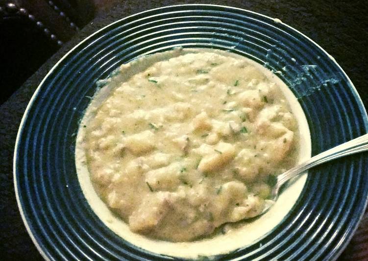 Recipe of Super Quick Homemade Bacon &amp; Potato soup