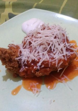 Foto resep Ayam goreng saus ricis seadanya