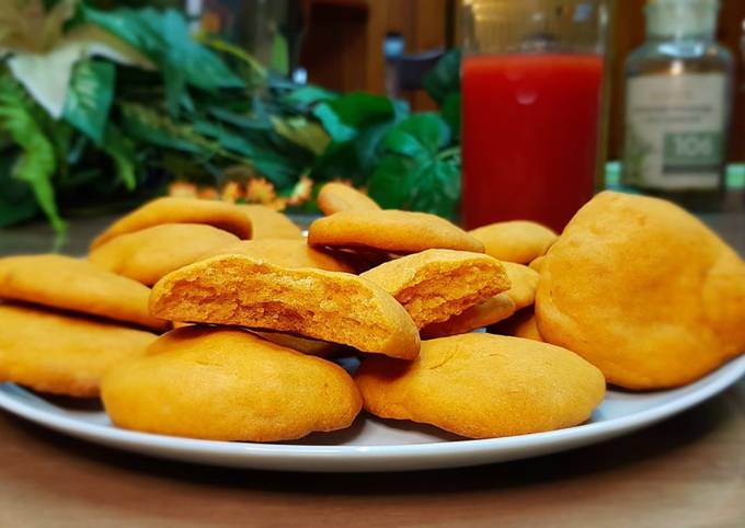 Вкусное постное печенье на томатном соке!