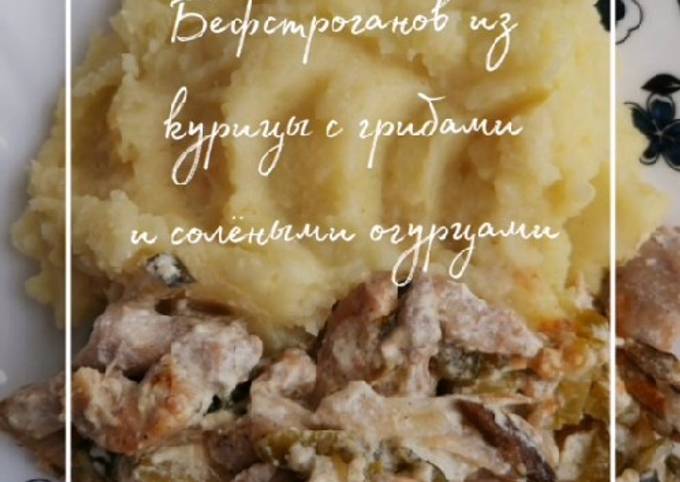 Рецепт Куриного Бефстроганов Фото