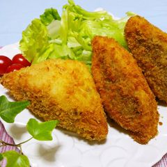 A picture of Soft, Light, and Crispy! Stuffed Deep Fried Hanpen Fish Cakes.