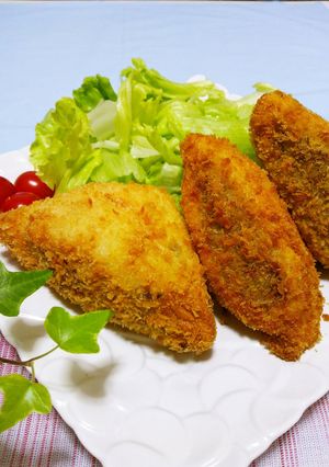 A picture of Soft, Light, and Crispy! Stuffed Deep Fried Hanpen Fish Cakes.