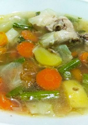 Foto resep Sayur sop bening ayam