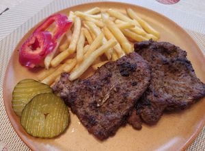 Mustáros pácban sült tarja #gluténmentes recept fotója