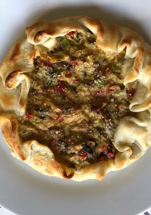 Una foto de Tarta individual de verduras