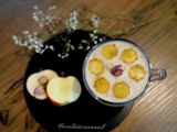 پودینگ رژیمی سیب و دانه چیا