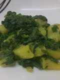 Saag Aloo (spinach & patato curry