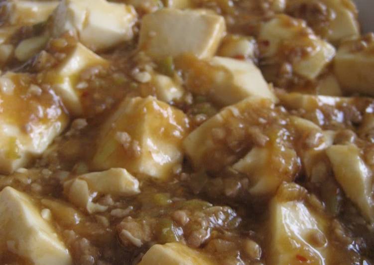 Easiest Way to Cook Yummy Very Simple Mapo Tofu