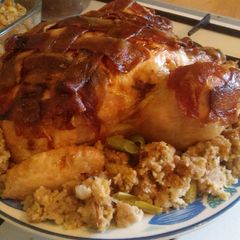 A picture of Vickys Maple Roast Christmas Turkey, GF DF EF SF NF.