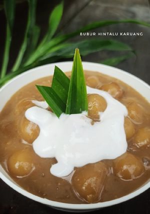 Foto resep 87.Bubur Hintalu Karuang Kuah Tape Singkong