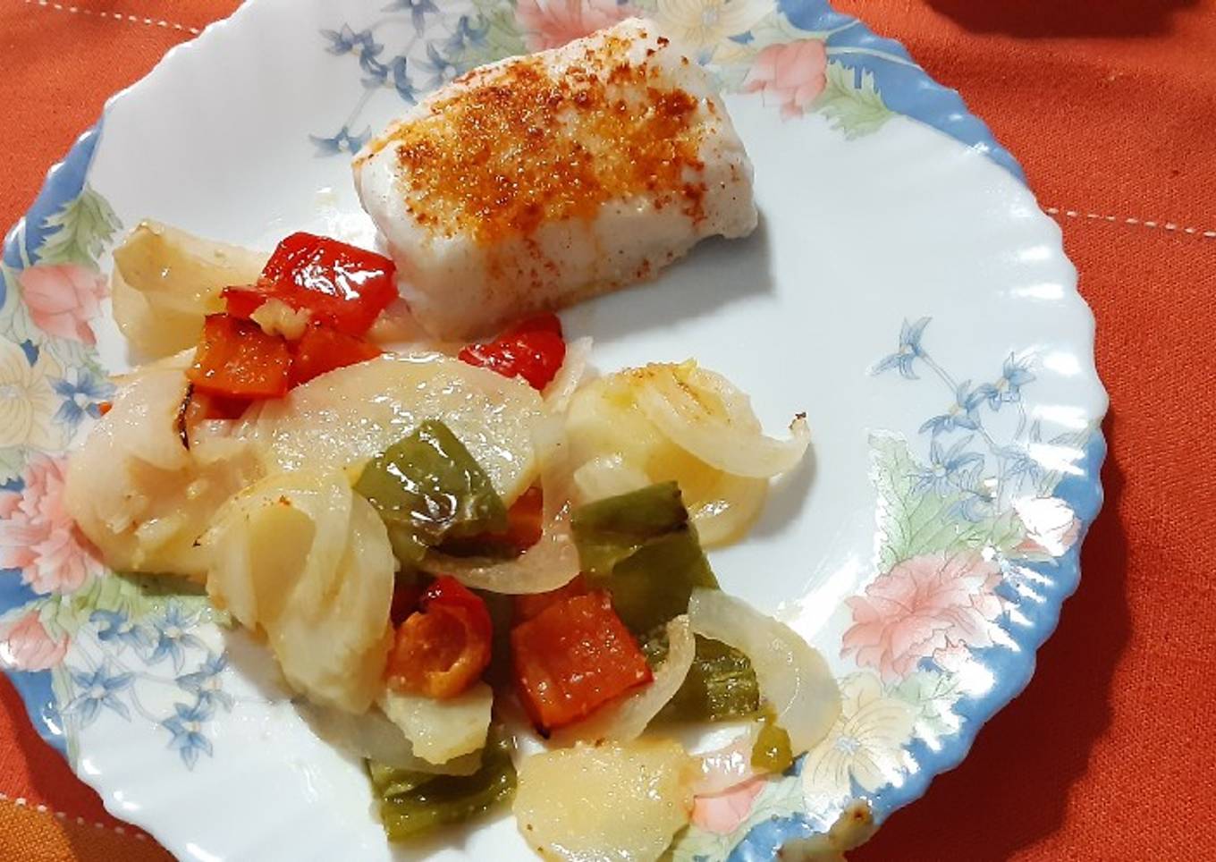 Pescadilla al horno