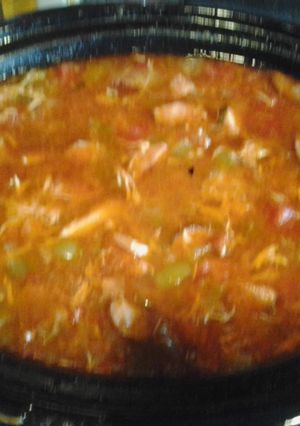A picture of Lonnie`s Jambalya Recipe.