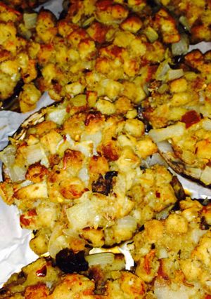 A picture of Stuffed Portabella Mushrooms.