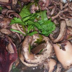 A picture of Adobong Pusit.