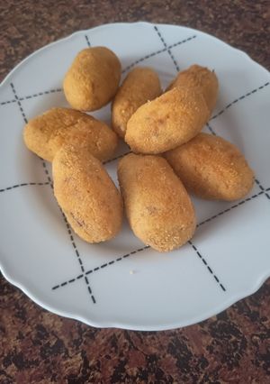 Una foto de Croquetas de Jamón asado (receta de aprovechamiento)