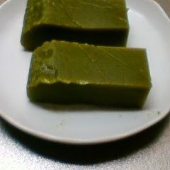 A picture of Microwave Easy! Matcha Green Tea Uiro Steamed Cake.
