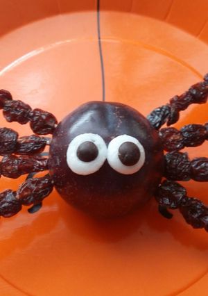 A picture of Vickys Fruity Halloween Spiders GF DF EF SF NF.