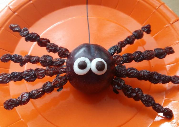 Steps to Prepare Super Quick Homemade Vickys Fruity Halloween Spiders GF DF EF SF NF