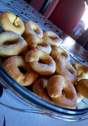 Una foto de Rosquitos de naranja